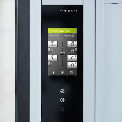Встроенный заказ - TouchTronic - Köttermann GmbH - с сенсорным экраном / для лабораторного вытяжного шкафа