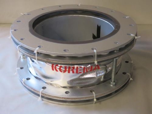 Компенсатор линейного расширения с фланцем - U-Type - KOREMA® GmbH & Co. KG - из ПТФЭ / круглый / прямоугольный