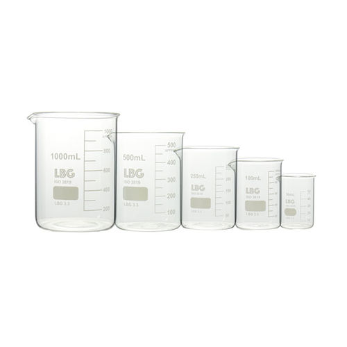 Градуированный химический стакан - BKL3-KIT-001 - LABBOX LABWARE S.L. - из стекла