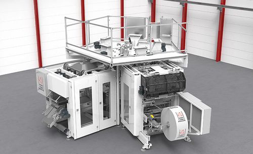 Горизонтальная фасовочная машина - Weber Waagenbau und Wägeelektronik GmbH - FFS / для строительной площадки / для порошков