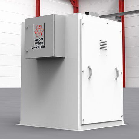 Электронная установка для взвешивания - Weber Waagenbau und Wägeelektronik GmbH - для погрузчика