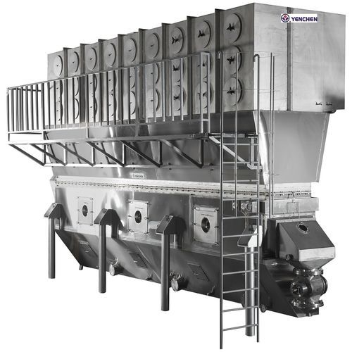 Осушитель с кипящим слоем - FBAS - Yenchen Machinery Co., Ltd. - горячим воздухом / непрерывного действия / для фармацевтической промышленности