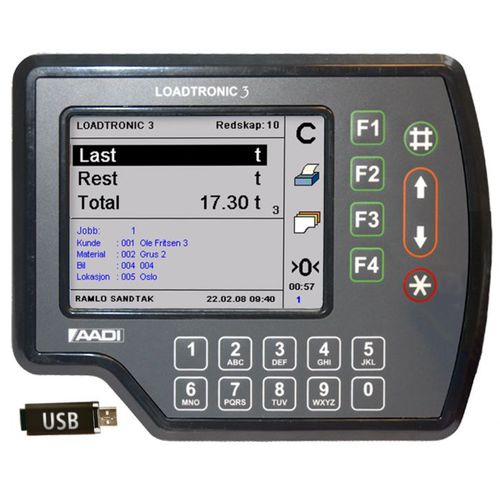Встроенная система взвешивания - Loadtronic 3 - Aanderaa Data Instruments AS 