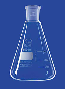 Колба Эрленмейера - 10 - 5 000 ml - LENZ Laborglas GmbH & Co. KG - из боросиликатного стекла