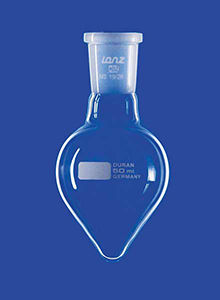 Колба в форме груши - 5 - 250 ml - LENZ Laborglas GmbH & Co. KG - из боросиликатного стекла