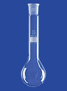 Колба тип Кьельдаля - 50 - 1 000 ml - LENZ Laborglas GmbH & Co. KG - из боросиликатного стекла / для титрования