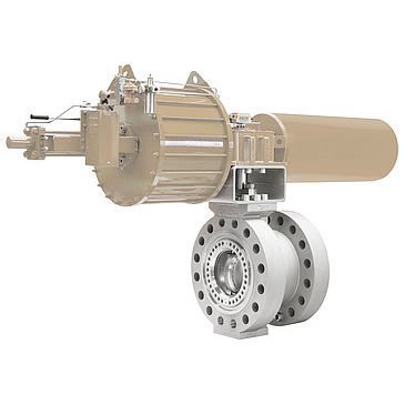 Клапан поворотный затвор - BR 14t - Pfeiffer Chemie-Armaturenbau GmbH - пневматический / для контроля / для остановки