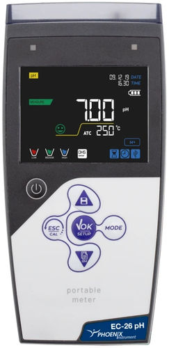 Переносной измеритель pH - EC-21 pH - Phoenix Instrument GmbH - для лабораторий / с дисплеем LCD / со автоматической температурной компенсацией