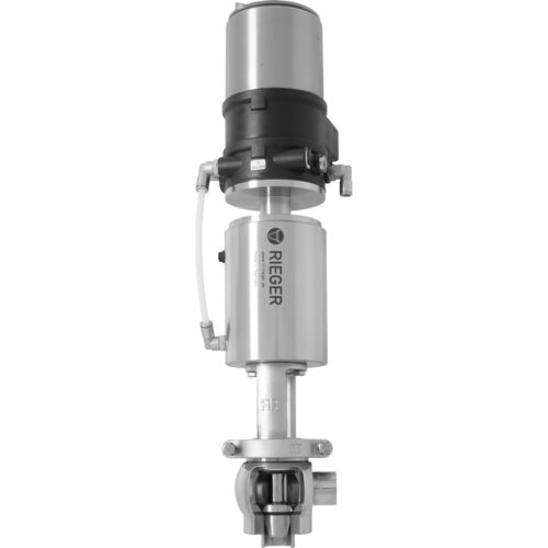 Клапан с модуляцией - Gebr. Rieger GmbH + Co. KG - пневматический / с регулировкой расхода / модулируемый