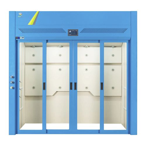 Шкаф для вытяжки дыма - FH WI series - TopAir Systems - напольный / для двери / из металла