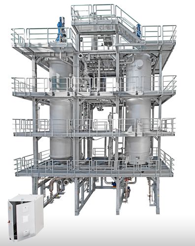Испаритель для больших объемов - UIC GmbH - с тонким слоем / с выскобленной пленкой / короткий тракт