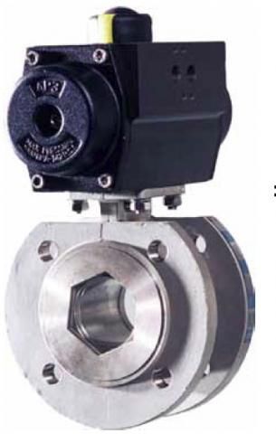 Клапан со сферическим золотником - S15D - Vapo Techniek B.V. - с рычагом / с электрическим приводом / с пневматическим управлением