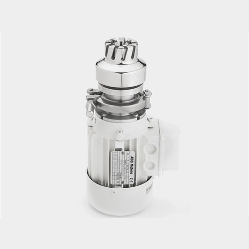 Гомогенизатор с ротором - AMO series - AERRE INOX Srl - вертикальный / непрерывного действия / жидкость / твердое тело