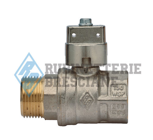 Клапан со сферическим золотником - UNI-SFER 1581 - BONOMI GMBH - с ручным управлением / для воды / наружная резьба-внутренняя резьба