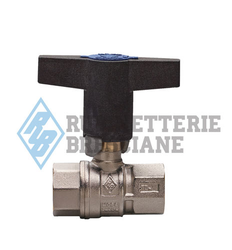 Клапан со сферическим золотником - SUPER-SFER 1630 - BONOMI GMBH - с ручным управлением / для воды / внутренняя резьба-внутренняя резьба