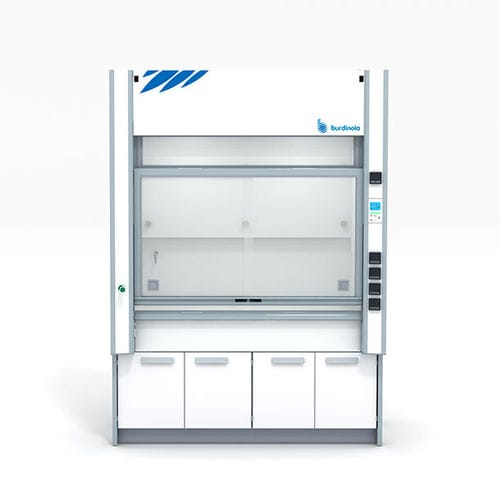 Лабораторный вытяжной шкаф для лабораторий - BECOME D - Burdinola Deutschland GmbH - вытяжка химреагентов / напольный / из нержавеющей стали