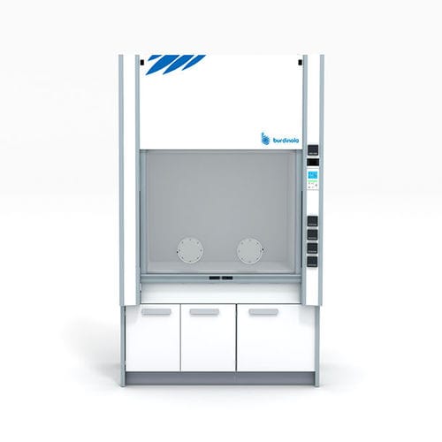 Лабораторный вытяжной шкаф для лабораторий - BECOME RG - Burdinola Deutschland GmbH - вытяжка химреагентов / дезактивации / напольный