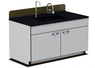 Paillasse с раковиной - CLF-1601 series - CHC Lab Co., Ltd.