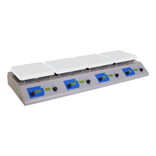 Лабораторный cмеситель с несколькими постами - F840 - FALC Instruments S.r.l. - магнитный / аналоговый / с плитой для нагрева