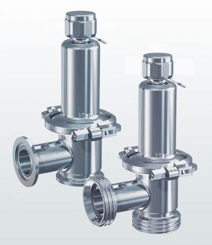 Клапан с вентилем - Hygienic® 400.5 series - Goetze KG - для контроля расхода / для регулировки давления / для воздуха