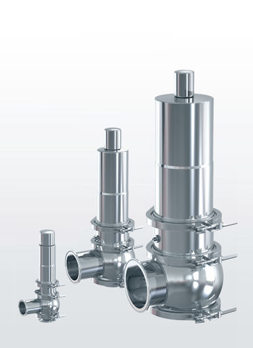 Предохранительный клапан для газа - Hygienic 4000 series - Goetze KG - пневматический / мембранный