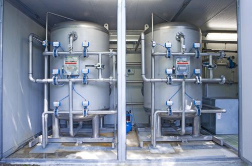 Фильтровальная установка для песка - DELLA TOFFOLA GROUP - для питьевой воды / из нержавеющей стали / по индивидуальным замерам