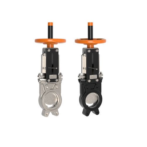 Клапан с гильотинными ножницами - V30 series - Doruk Endustri Ltd. - с ручным управлением / для сточных вод / пластинка