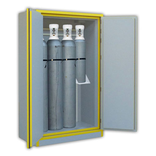 Шкаф для газовых баллонов - 7635BG - Ecosafe S.A. - для обеспечения безопасности / напольный / двойная дверь
