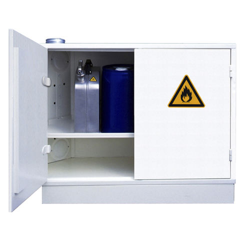 Шкаф для хранения - SV50 - Ecosafe S.A. - для обеспечения безопасности / установка под верстаком / с полками