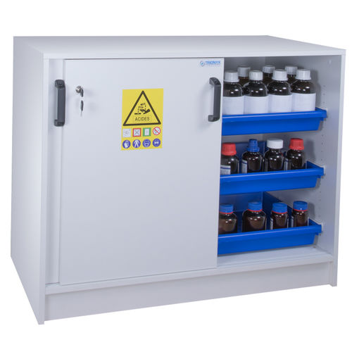 Шкаф для кислот и щелочей - APC113+ - Ecosafe S.A. - для хранения / для обеспечения безопасности / напольный