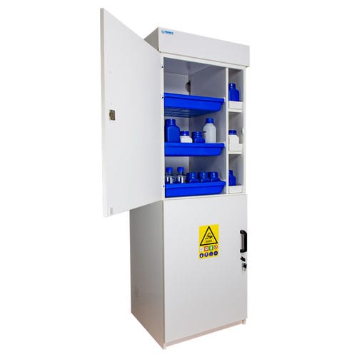 Шкаф для кислот и щелочей - APC93+ - Ecosafe S.A. - для обеспечения безопасности / напольный / с распашными дверьми