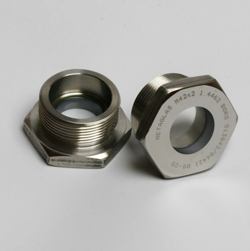 Смотровое отверстие с шестигранной головкой - 61 series - Herberts Industrieglas GmbH & Co. KG - резьбовое