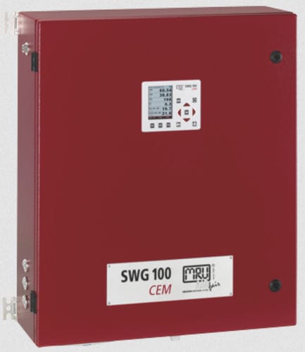 Стационарный анализатор горения - SWG 100 CEM  - MRU – Messgeräte für Rauchgase und Umweltschutz