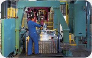Машина для заливки роторов низкого давления - LPDC 2121 - OTTO JUNKER GMBH