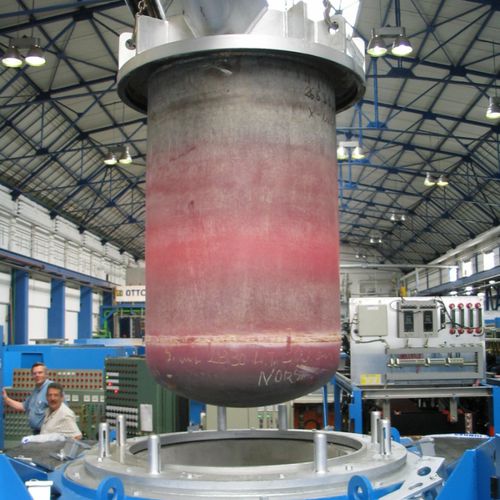 Печь с защитным колпаком - OTTO JUNKER GMBH - для плавки / индукционная