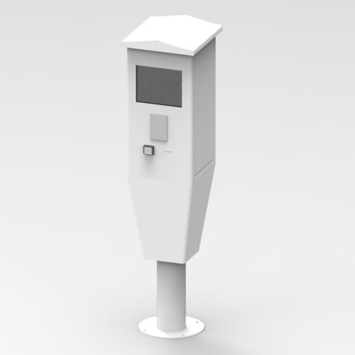 Сенсорный терминал - eAutoPago Poste - Grupo Eos Ibérica - киоск / напольный / LCD
