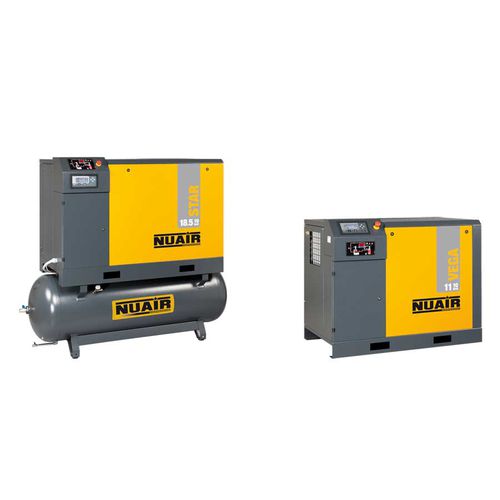 Винтовой компрессор - VEGA 11, 15 series - NUAir compressors - ротационный / воздушный / с электродвигателем