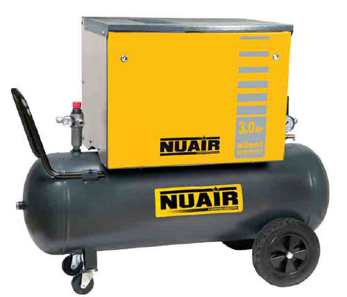 Поршневый компрессор - B3800/3M/100C SIL - NUAir compressors - воздушный / с электродвигателем / на роликах