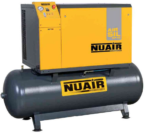 Поршневый компрессор - AIR SIL3 NB10/10FT/500 SD - NUAir compressors - воздушный / с электродвигателем / стационарный