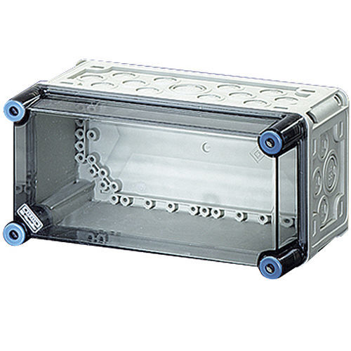 Коробка для DIN-рейки - MI 0100 - Hensel - прямоугольная / из поликарбоната / из металлической проволоки