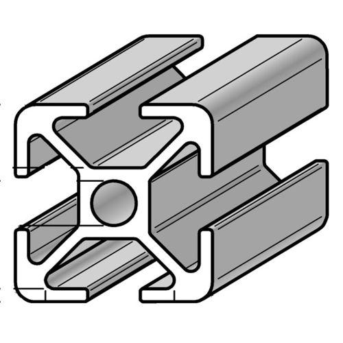 Профиль из алюминия - PRO8.3030 - Alváris Profile Systems GmbH - пазованный / строительный