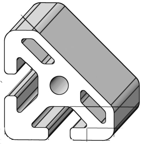 Профиль из алюминия - PRO404045 - Alváris Profile Systems GmbH - треугольный / 45°