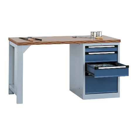 Верстак из дерева - Otto Kind GmbH & Co. KG - с выдвижным ящиком / для высоких нагрузок