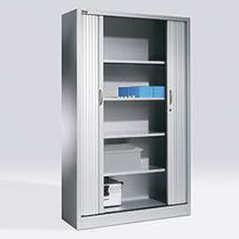 Шкаф для офиса - Otto Kind GmbH & Co. KG - напольный / со шторой / с полками