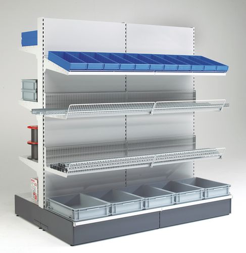 Торговый стеллаж - flex - Otto Kind GmbH & Co. KG - консольный / для легких нагрузок / для коробок
