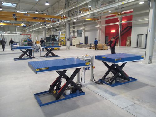 Ножничный подъемный стол - Static Low Profile Scissor Lift Table - Pronomic AB - гидравлический / электрический / стационарный