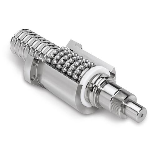 Ходовой винт с круглой резьбой - TR series - Technische Antriebselemente GmbH - трапецевидный / из нержавеющей стали / из бронзы