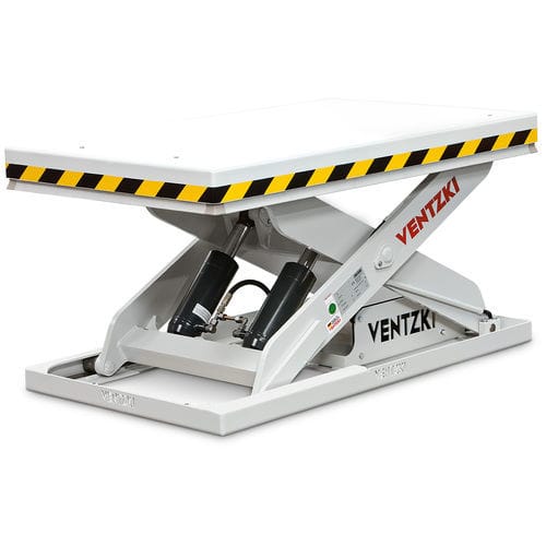 Ножничный подъемный стол - SHT series - Ventzki Handling Systems - электрогидравлический / стационарный / для загрузки