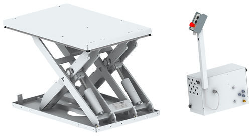 Ножничный подъемный стол - FFF series - Ventzki Handling Systems - электрогидравлический / стационарный / для загрузки