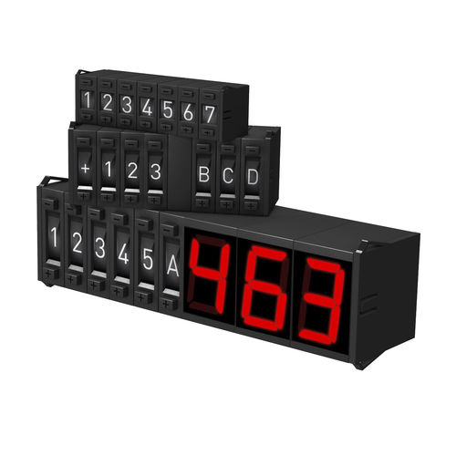 Табло LED - KD series - VISUAL ELECTRONIC GmbH - с 3 цифрами